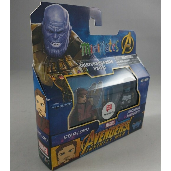 WALGREENS Marvel Minimates AVENGERS INFINITY WAR Star Lord  Proxima Midnight NIB - Picture 3 of 6